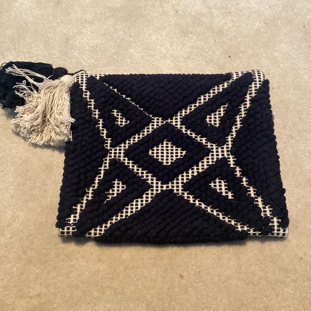NWOT Francesca’s Alessia Handloom Fabric Clutch or Carry Case